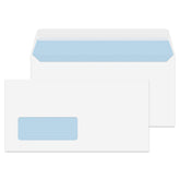 ValueX Everyday Envelopes DL White Wallet Window Peel and Seal 100gsm 110x220mm (Pack 500) - 23884